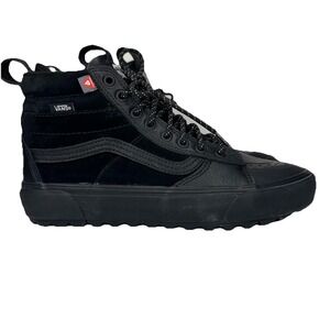 VANS Sk8 MTE 2 High Triple Black Primaloft Sneaker Shoes Men's‎ Size 8